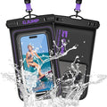 Waterproof Phone Pouch Floating 2 Pack, IP68 Dry Bag Compatible with iPhone 17 16 15 14 Pro Max, Underwater Phone Case for Snorkeling Beach Swimming Cruise Travel Essentials