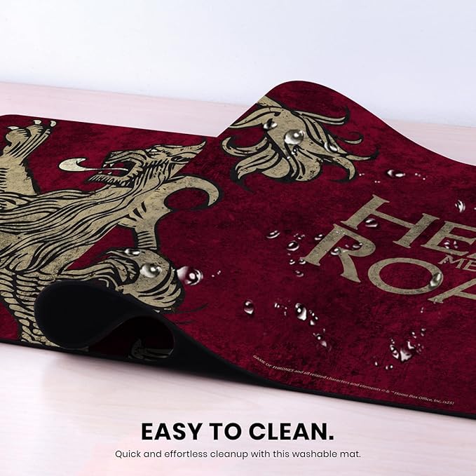 Head Case Designs Officially Licensed HBO Game of Thrones House Lannister Graphic Art 37.4 x 15.75 x 0.16 inches (900 x 400 mm) - XL Gaming Office Desk PC Keyboard Mouse Mat Pad