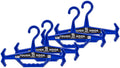 Tough Hook Original Heavy Duty Hangers – The Superhero of Hangers USA-Made, Anti-Slip ABS Resin Tactical Hanger for Police Gear, Scuba Gear & Dive BCD – DuraResin 200-lb Cap Wetsuit Hanger, 4 Blue