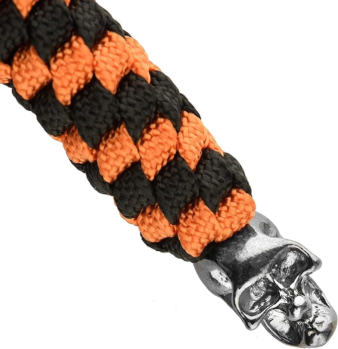 M-Tac Skull Knife Lanyard with Bead – Paracord Lanyard for Knives & EDC – Tactical Knife Fob Pull Cord – Durable Paracord