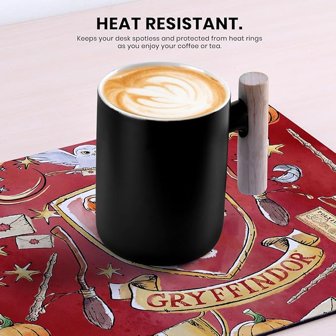 Head Case Designs Officially Licensed Harry Potter Gryffindor Graphics 9.84 x 11.81 x 0.12 inches (250 x 300 mm) - S Gaming Office Desk PC Keyboard Mouse Mat Pad