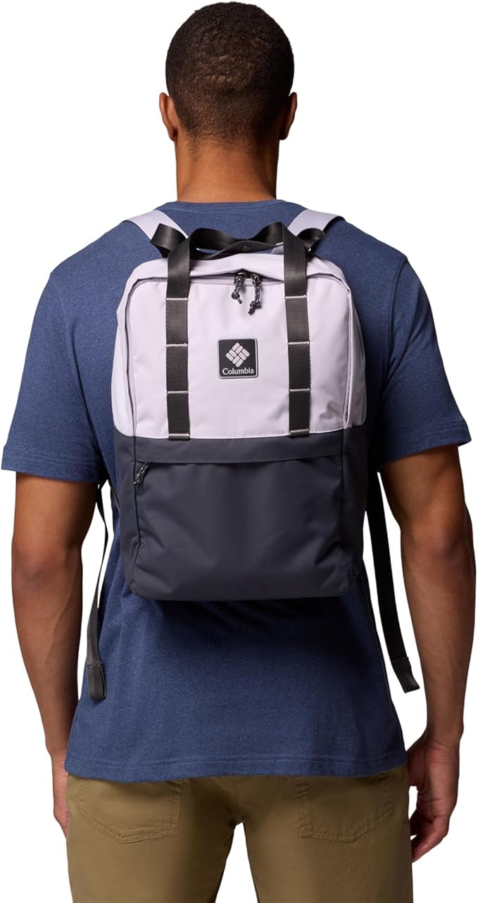 Columbia Unisex Trail Traveler 18L Backpack, Lavender Pearl/Shark, One Size