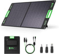 EBL 100 Watt Solar Panel, Foldable Solar Charger for Power Station, Portable Solar Panels w/Kickstands, High Efficiency IP65 Waterproof for Camping, RV, Off-Grid Outdoor