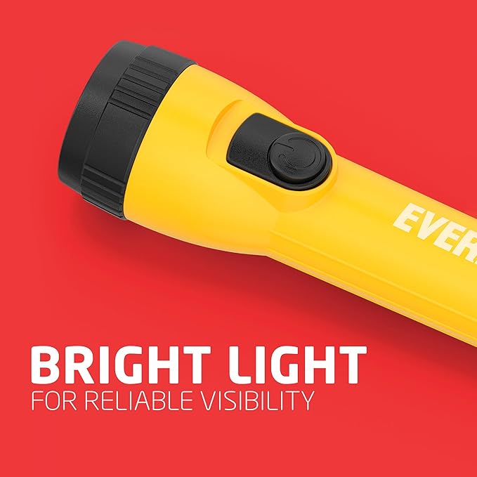 Eveready LED Flashlight (16-Pack) Bright Reliable Flashlights for General Purpose, Great for Camping, Car, Emergency Storm Power Outage Handheld Flashlight (Batteries Included)
