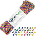 Paracord Planet 100' Hanks Parachute 550 Cord Type Iii 7 Strand Paracord Kaleidescope