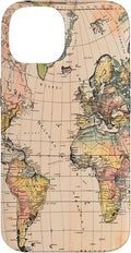 World Map ,Old Map of the World Case for iPhone 14