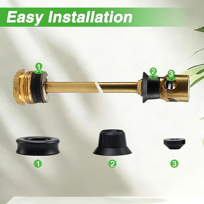 2 Sets of Outside Wall Faucet Repair Seal Kit Compatible with Woodford Model 14 16 17 19 22 V22, Sillcock Rubber Seal Kit Replace# 30560,30008,30459