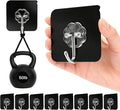 DDMY Heavy Duty Adhesive Hooks for Hanging 50lb(Max) Black Wall Hooks with Strong Sticky,No Damage Removable Hook Waterproof & Reusable for Bathroom, Kitchen, Shower, Outdoor Decor -8 Pack