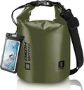 Waterproof Dry Bag, 5L/10L/20L/30L/40L Roll Top Lightweight Storage Backpack with Phone Case for Women & Men, Floating Waterproof Sack for Travel, Swimming, Kayaking, Paddle Board, Camping & Beach