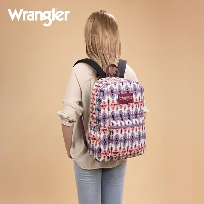 Montana West Wrangler Lightweight Backpack for Women Water Resistant 800D Casual Daypack for College, Commute, Travel & Gym