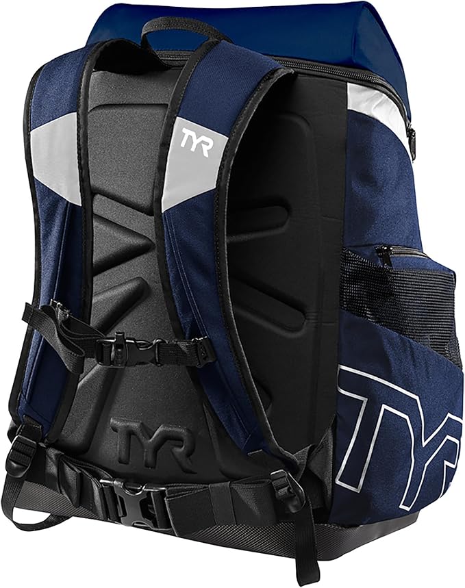 Alliance Backpack TYR Wet/Dry Athletic Gym and Pool Bag for Men and Women - Separate Wet/Dry Compartments, 45L Capacity, Ergonomic, Water-Resistant - Available in Team Colors