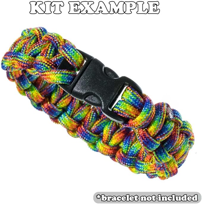 Paracord Planet 550lb Type III Paracord Combo Crafting Kits with Buckles