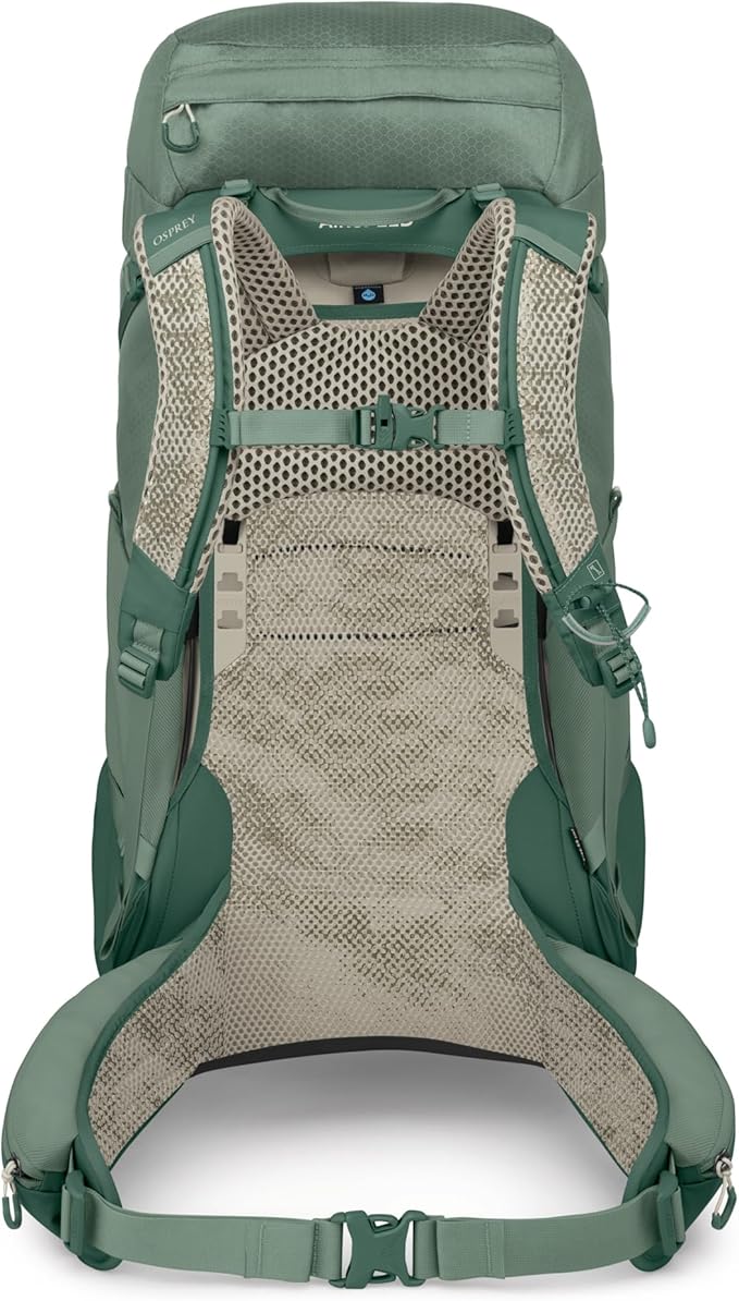Osprey Stratos 44L Men's Hiking Backpack - Lightweight Backpacking Pack with Waterproof Raincover - Camping Bag, Pine Leaf