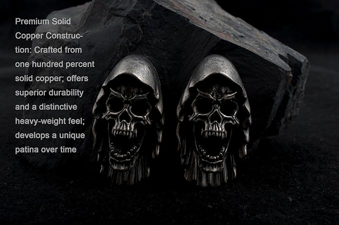 Skull Paracord Beads for DIY Craft Projects Knife Lanyards Keychains Zipper Pulls Survival Gear Accessories