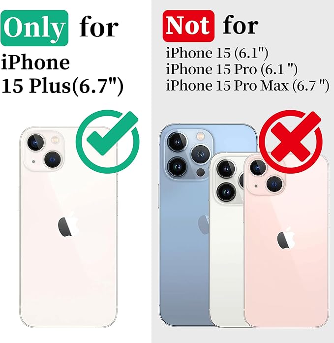 Cozycase for iPhone 15 Plus Waterproof Shockproof Dustproof Case [Compatible with MagSafe] - Heavy Duty/360 Full Body/Military Grade/Rugged Built in Screen/Camera Protector with Lanyard Black