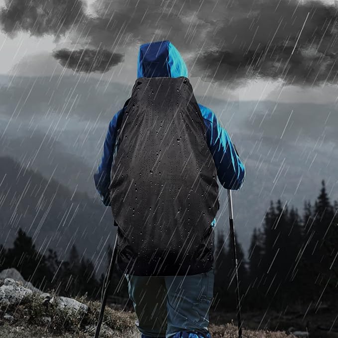 90L Hiking Backpack, Waterproof Camping Bag with Rain Cover, Lightweight Backpacking Back Pack
