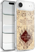 Head Case Designs Officially Licensed Harry Potter The Marauder's Map Prisoner of Azkaban II Gel Case [Military Grade Protection] Compatible with Apple iPhone 17 Air