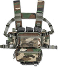 ACE TAC S.O.P. Tactical Chest Rig with 5.56/7.62 & Pistol Magazine Pouch Holders, Wing & Molle Dangler Pouches