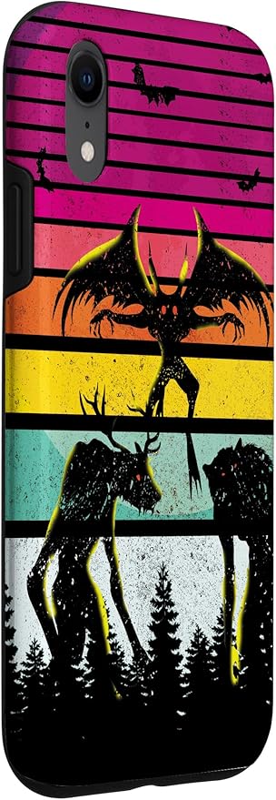 Cryptkin Cute Mothman Cryptid Map Case for iPhone XR