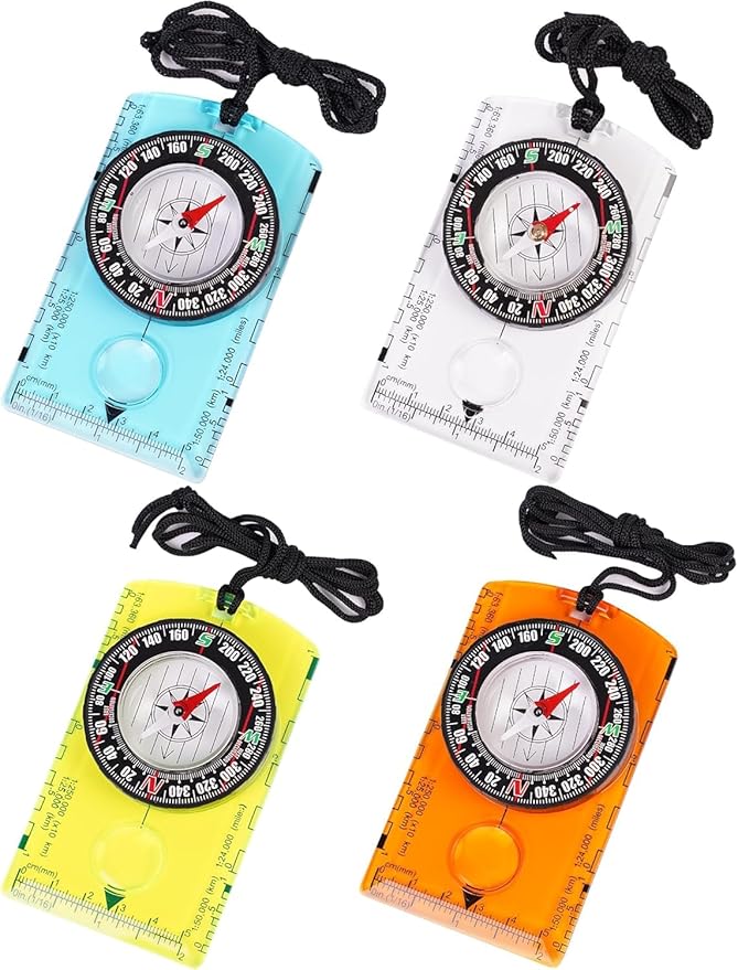 Orienteering Compass, Hiking Survival Compas, Compasses Kids for Magnetic Camping Backpacking, Compas Small Mini Stuff