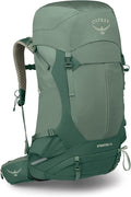 Osprey Stratos 44L Men's Hiking Backpack - Lightweight Backpacking Pack with Waterproof Raincover - Camping Bag, Pine Leaf