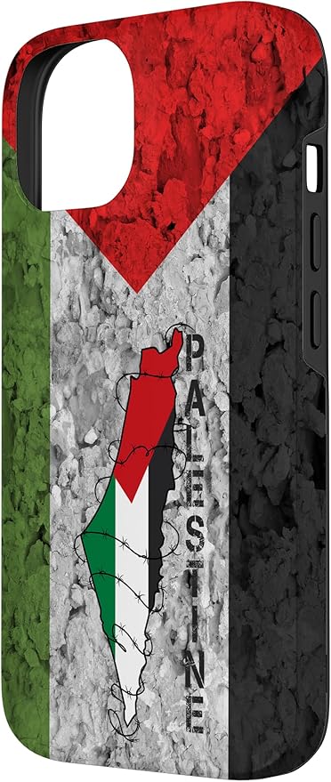 Kufiya PALESTINE Keffiyeh flag, Palestinian Map pattern Case for iPhone 14