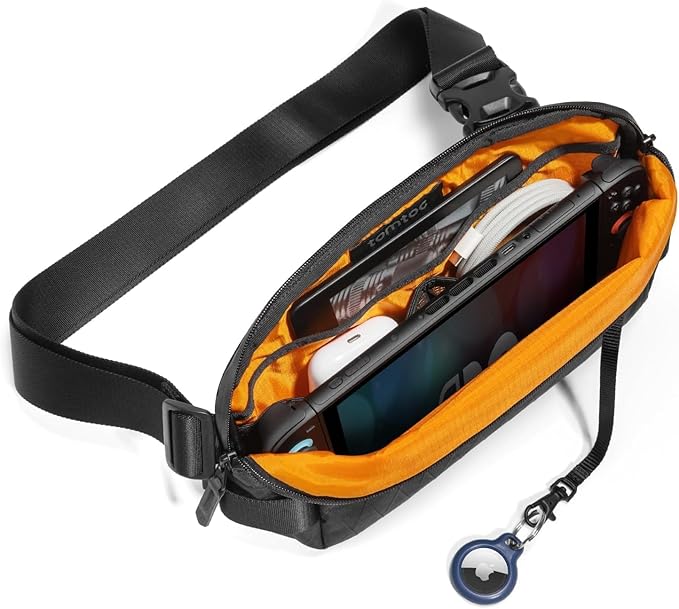 tomtoc Compact EDC Sling Bag 3L-10L, Minimalist Crossbody Bag Chest Shoulder Pack for Men Women, X-pac/Recycled Polyester