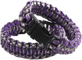 Sportmusies Paracord Wristband for Outdoor Sport Tactical Survival Parachute Bracelet, Essential for Hiking Travelling Camping Gear Pack of 2
