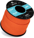 Abma Cord 2.4mm Paracord 275 100ft Nylon Rope 4 Strands Tactical Parachute Cord - Max. 275lbs - Red