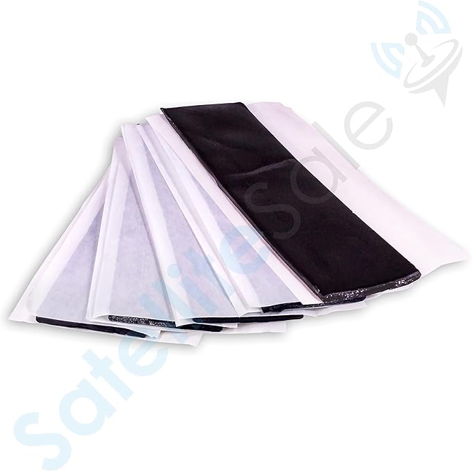 SatelliteSale Universal 1-1/2” x 5” Roof Mastic Pitch Pads Pack of 4 Pcs