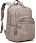 Backpack for Women,College Backpack,Quilted Casual Daypack,Waterproof Bookbag for 15.6Inch Laptop