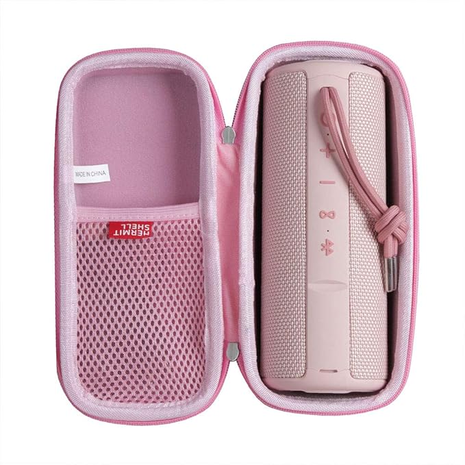 Hermitshell Hard Travel Case for MIATONE Boombox Outdoor Portable Bluetooth Speaker Wireless Speakers Waterproof (Pink)