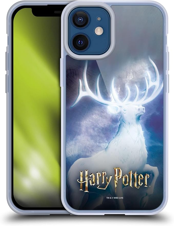 Head Case Designs Officially Licensed Harry Potter Stag Patronus Prisoner of Azkaban II Gel Case [Military Grade Protection] Compatible with Apple iPhone 12 Mini and Compatible with MagSafe