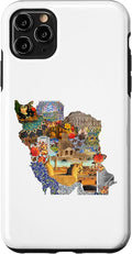 Map of Persian empire, Iran Map Case for iPhone 11 Pro Max