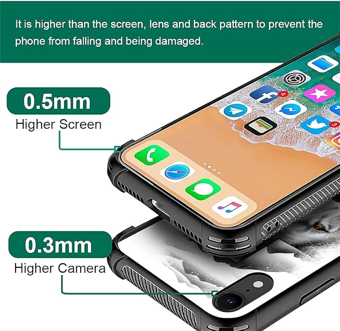 for iPhone XR Case, Lion Cross Jesus Christ Dove Pattern Graphic Design Girl Boy Soft Silicone Hard Acrylic Shock Protection for iPhone XR