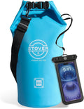 STOVER 5/10/25/30/40/55L Waterproof Dry Bag- Roll-Top Backpack w/Phone Case- Kayaking, Hiking, Camping, Boating- Men/Women