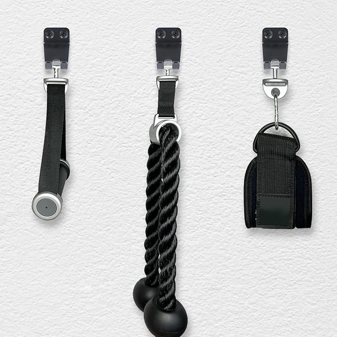 5PCS Wall Mounted with Special Fit for Tonal Accessory Shelf Clips Adapter Hooks Space Saving for Home Gym Garage T-Lock Exercise Equipment Organization Multipurpose Organizer Storage