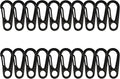 SWATOM Small Mini Carabiner Clip Tiny Spring Snap Hook Keychains Micro Carabiners for Paracord EDC Alloy Key Rings Outdoor Hiking Fishing Camping Backpack Accessories