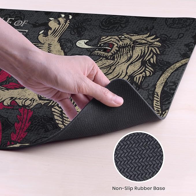 Head Case Designs Officially Licensed HBO Game of Thrones Stark, Targaryen, Lannister Graphic Art 37.4 x 15.75 x 0.16 inches (900 x 400 mm) - XL Gaming Office Desk PC Keyboard Mouse Mat Pad