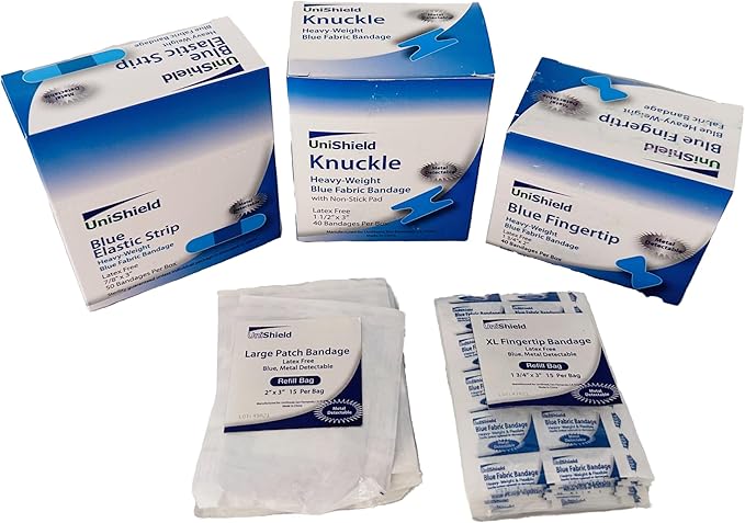 4-Shelf Restaurant Metal 1st Aid Cabinet Class B, Large Capacity First Aid Wall Mount Medicine Cabinet, Secure Metal Med Box with Easy Access, Exceeds OSHA/ANSI Z308.1 2015, Over 750 Pieces