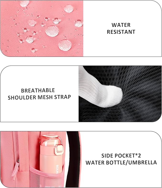 abshoo Classical Basic Travel Backpack For School Water Resistant Bookbag | For School, For School