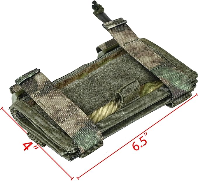 Tactical Arm Sleeve Map Pouch Case Documets Holder Wrist Case Wrist Map Holder QB Wristband Map Case Military Arm PouchTactical USA Flag Patch