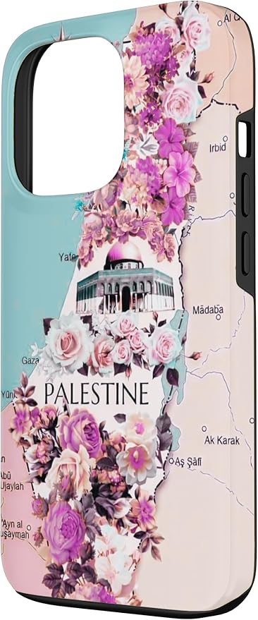 Palestine Map Palestine Map Case for iPhone 13 Pro