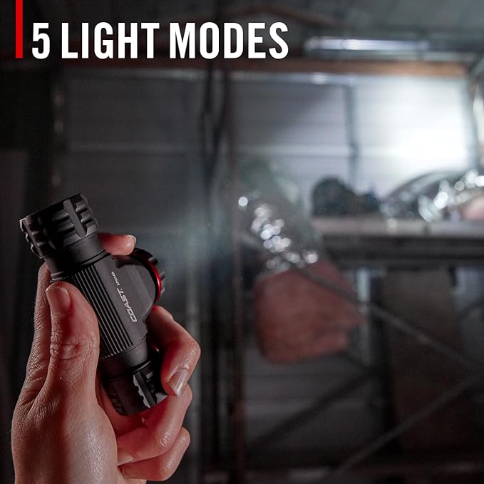 Coast® XPH34R 2700 Lumen USB-C Rechargeable-Dual Power LED Headlamp withPURE Beam® Twist Focus™ and Magnetic Base