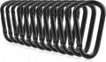 Booms Fishing CC2 Carabiner Clip, 2.3" Small Carabiner Keychain, Multi-use Aluminium D Ring Caribeener Clips