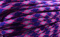 BORED? PARACORD! 550 lb Paracord – Ideal for Crafting, DIY Projects, Camping, Military & Active Outdoors – 300+ Colors – Tactical Parachute Cord Type III – Strong - Purplelicious 50 Feet