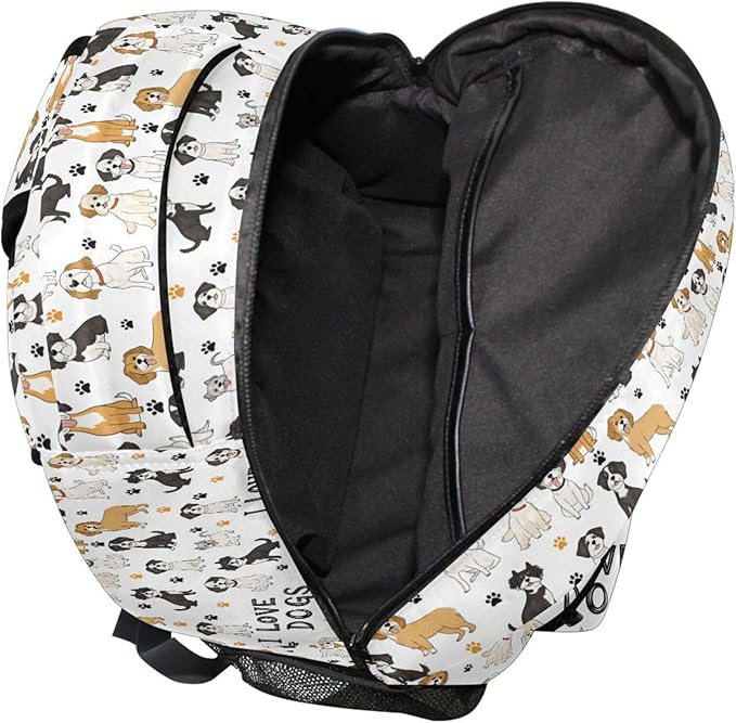 Wamika Bernese Mountain Dog Kids Backpack Cute Puppy Paw School Backpacks Boys Girls Preschool Book Bag