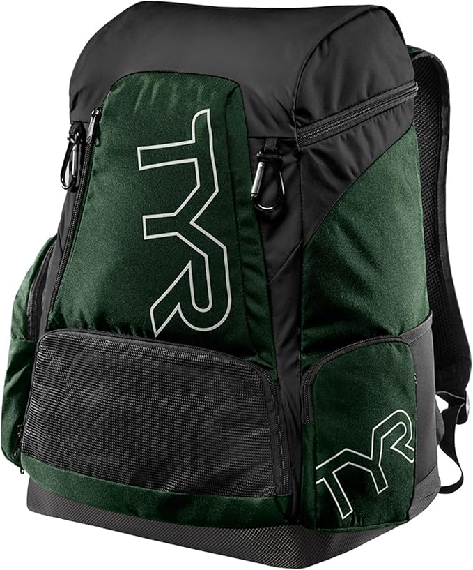 TYR Alliance Backpack - Wet/Dry Athletic Gym and Pool Bag for Men and Women - Separate Wet/Dry Compartments, 45L Capacity, Ergonomic, Water-Resistant - Available in Team Colors
