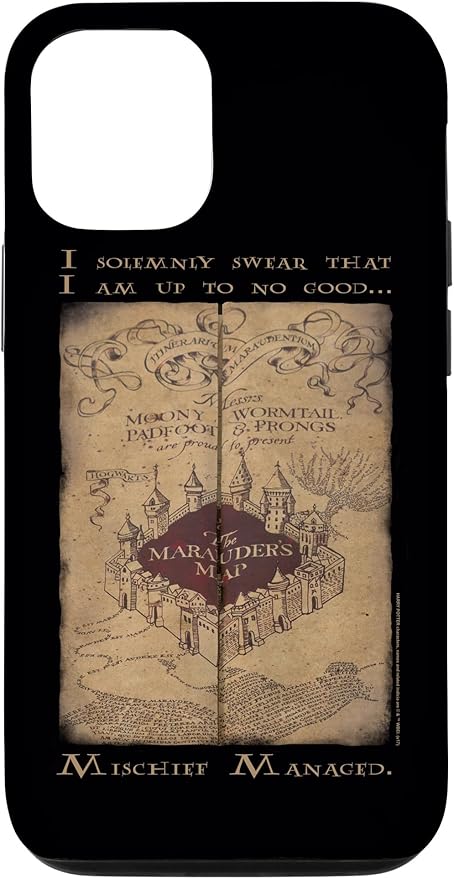 iPhone 12/12 Pro Harry Potter Marauder's Map Words Case