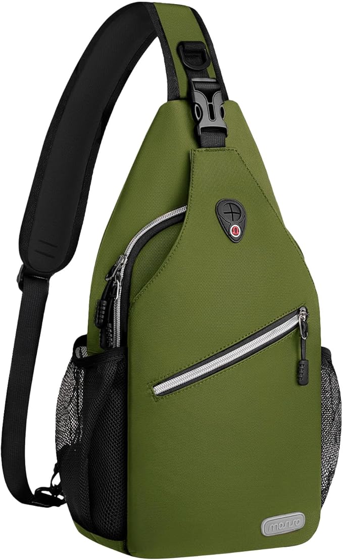 MOSISO Sling Backpack, Multipurpose Crossbody Shoulder Bag Travel Hiking Daypack
